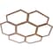 Ekena Millwork Florin Wood Fretwork Pierced Ceiling Medallion, Walnut, 32"OD x 13 5/8"ID x 1/4"T CMWP32X32X0250FOWA - alternate 5